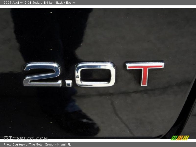 Brilliant Black / Ebony 2005 Audi A4 2.0T Sedan