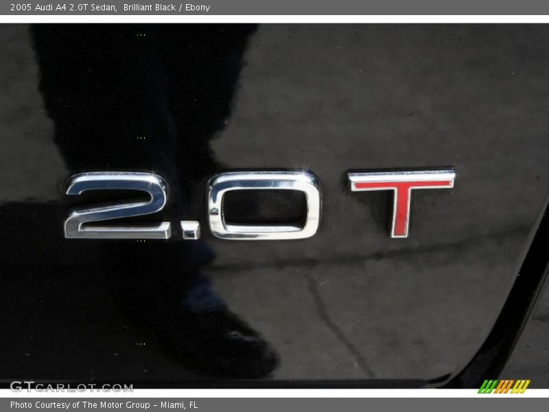 Brilliant Black / Ebony 2005 Audi A4 2.0T Sedan