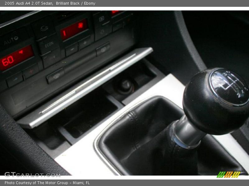 Brilliant Black / Ebony 2005 Audi A4 2.0T Sedan