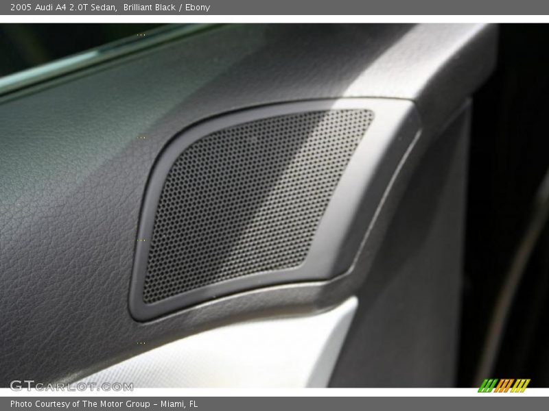 Brilliant Black / Ebony 2005 Audi A4 2.0T Sedan