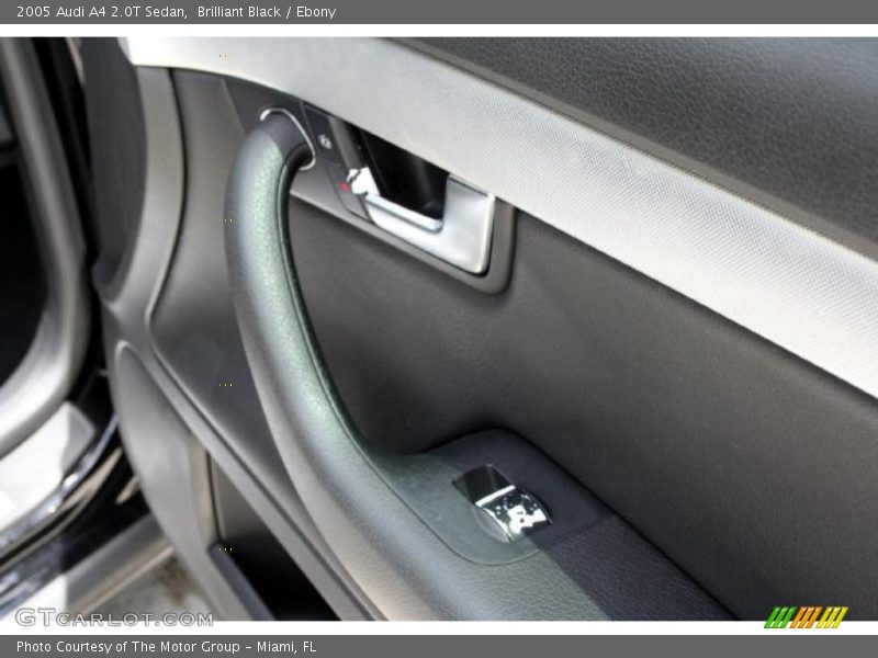Brilliant Black / Ebony 2005 Audi A4 2.0T Sedan