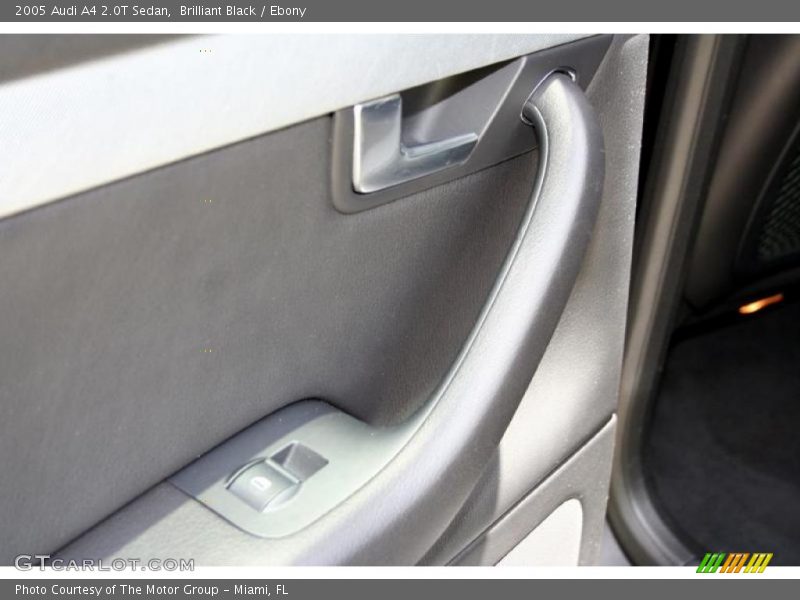 Brilliant Black / Ebony 2005 Audi A4 2.0T Sedan