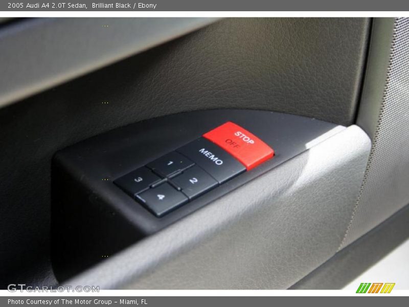 Brilliant Black / Ebony 2005 Audi A4 2.0T Sedan