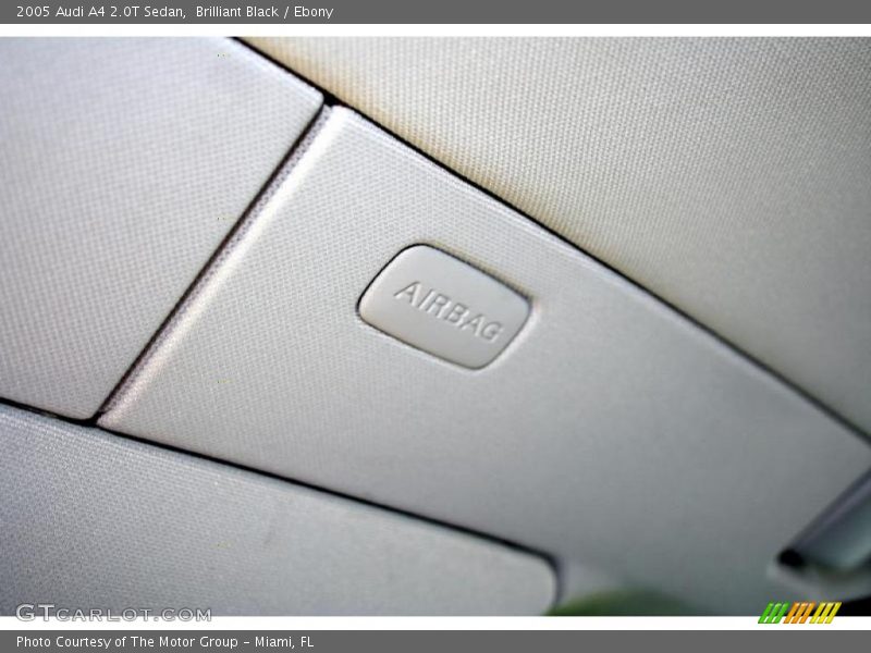 Brilliant Black / Ebony 2005 Audi A4 2.0T Sedan