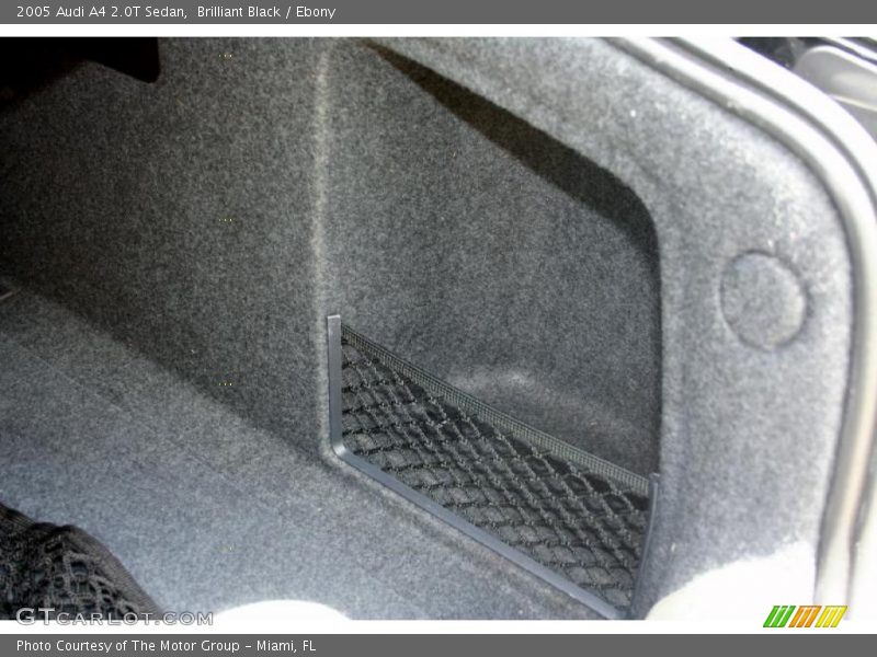 Brilliant Black / Ebony 2005 Audi A4 2.0T Sedan