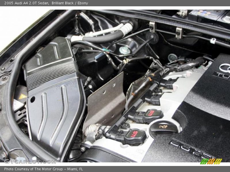 Brilliant Black / Ebony 2005 Audi A4 2.0T Sedan