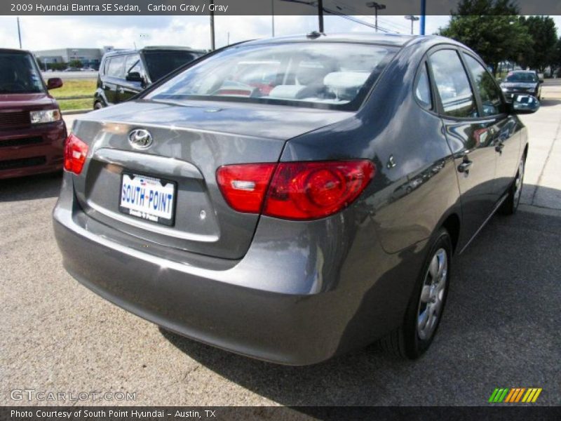 Carbon Gray / Gray 2009 Hyundai Elantra SE Sedan