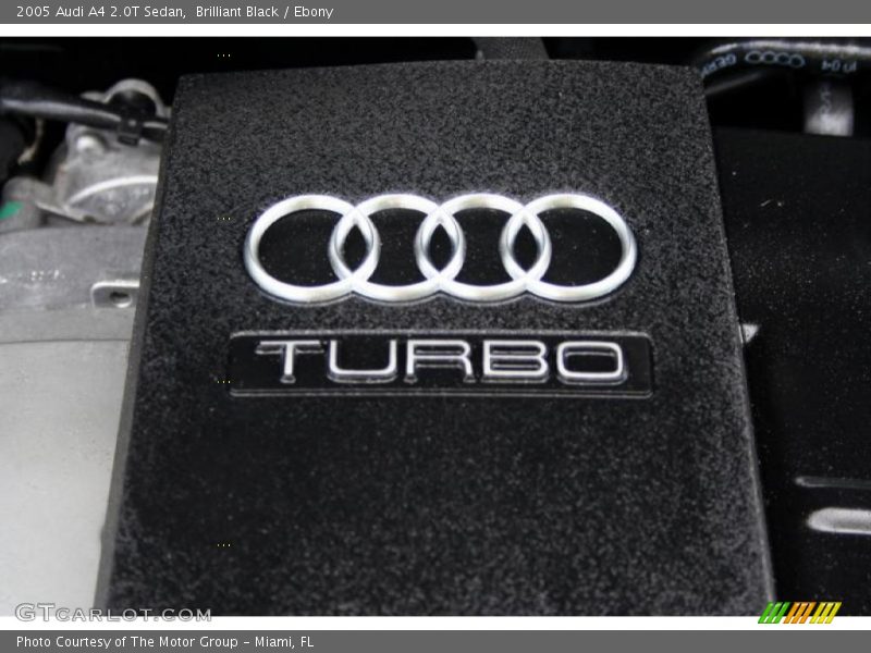 Brilliant Black / Ebony 2005 Audi A4 2.0T Sedan