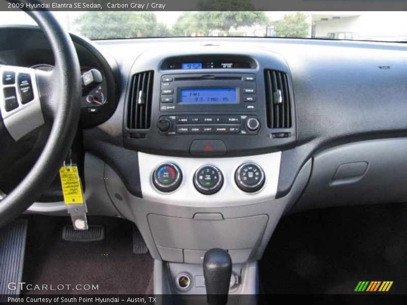 Carbon Gray / Gray 2009 Hyundai Elantra SE Sedan