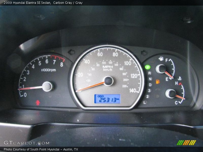 Carbon Gray / Gray 2009 Hyundai Elantra SE Sedan