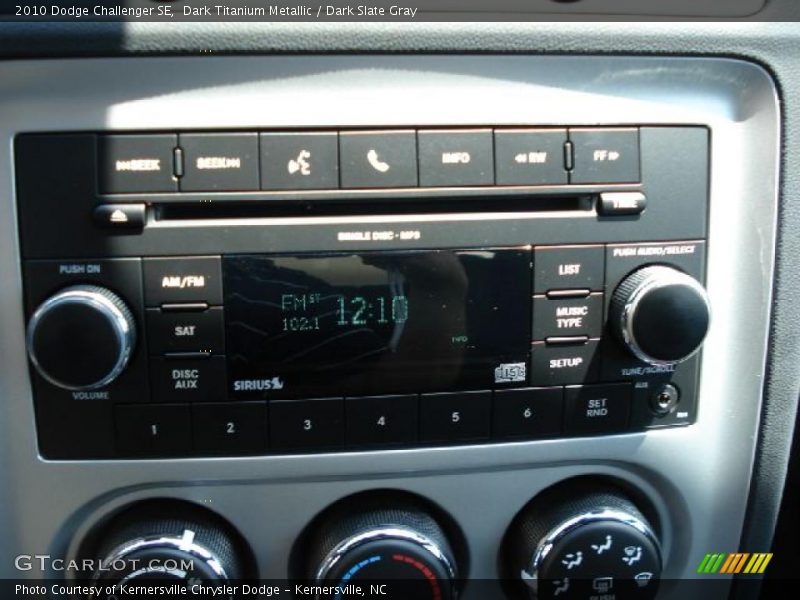 Dark Titanium Metallic / Dark Slate Gray 2010 Dodge Challenger SE