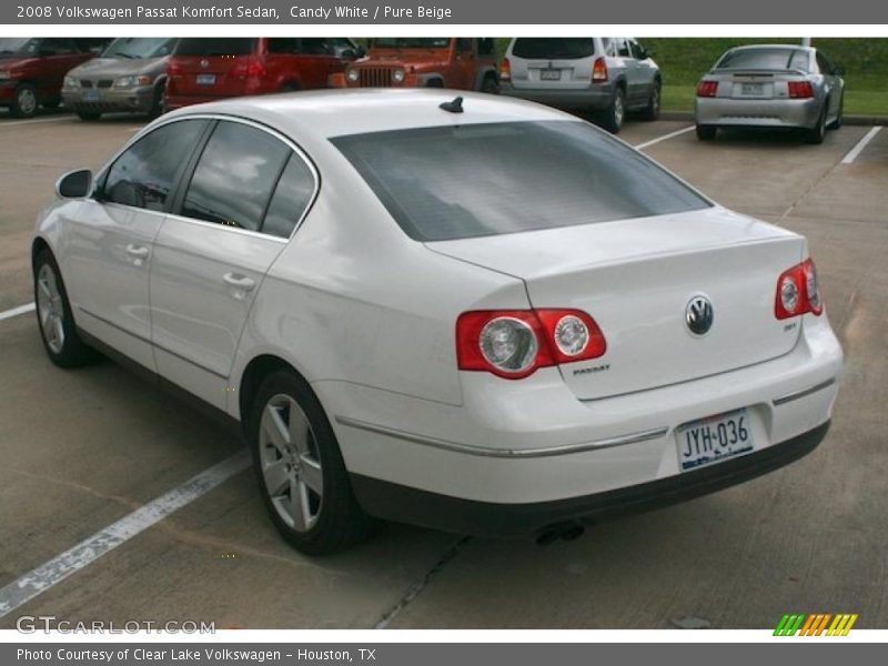 Candy White / Pure Beige 2008 Volkswagen Passat Komfort Sedan