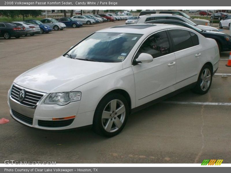 Candy White / Pure Beige 2008 Volkswagen Passat Komfort Sedan