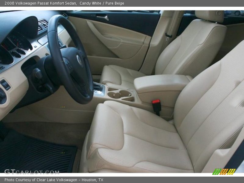 Candy White / Pure Beige 2008 Volkswagen Passat Komfort Sedan
