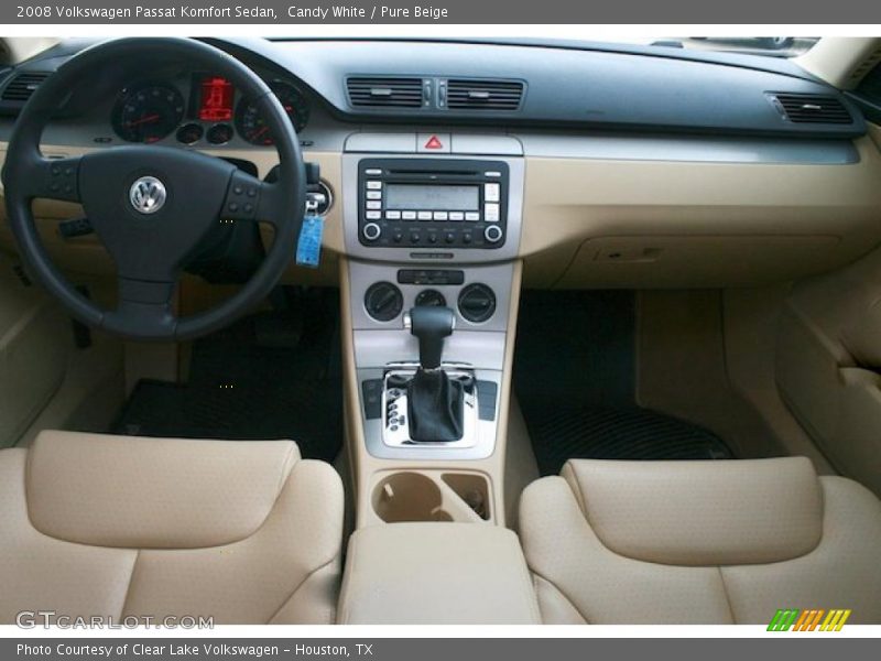 Candy White / Pure Beige 2008 Volkswagen Passat Komfort Sedan