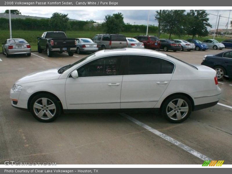 Candy White / Pure Beige 2008 Volkswagen Passat Komfort Sedan