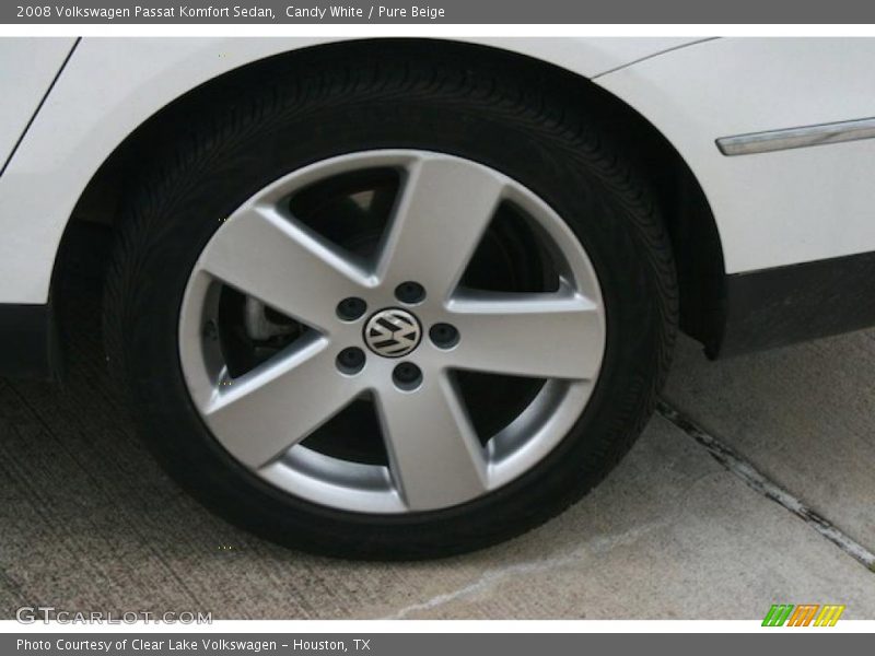 Candy White / Pure Beige 2008 Volkswagen Passat Komfort Sedan