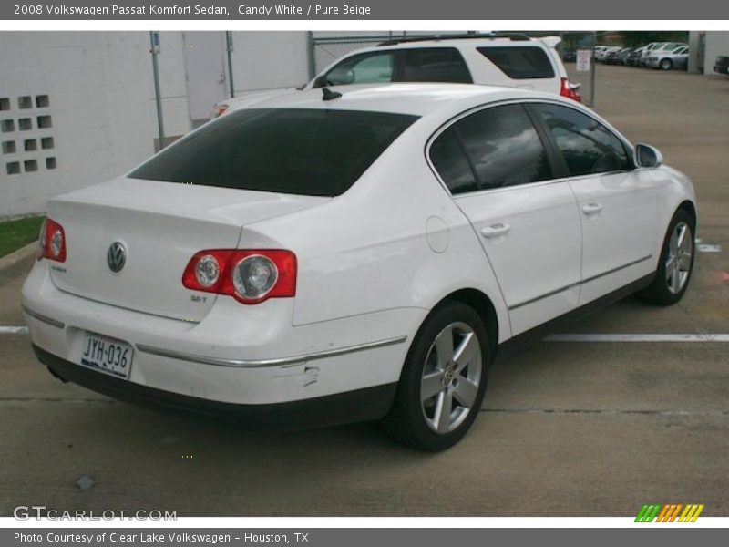 Candy White / Pure Beige 2008 Volkswagen Passat Komfort Sedan