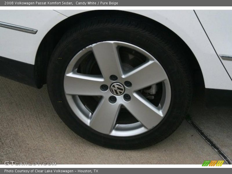 Candy White / Pure Beige 2008 Volkswagen Passat Komfort Sedan