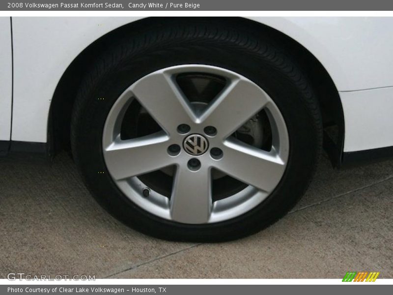 Candy White / Pure Beige 2008 Volkswagen Passat Komfort Sedan