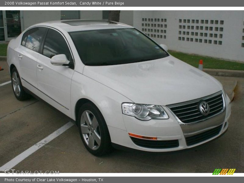Candy White / Pure Beige 2008 Volkswagen Passat Komfort Sedan