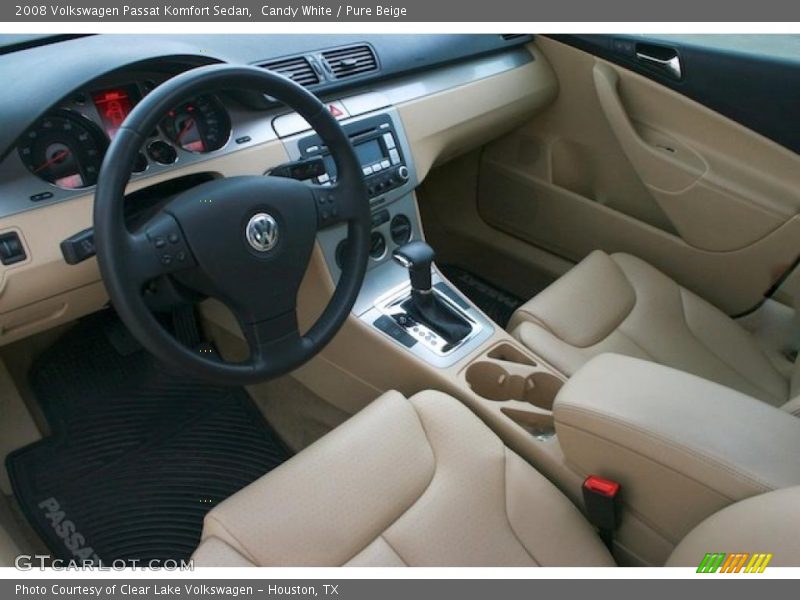 Candy White / Pure Beige 2008 Volkswagen Passat Komfort Sedan
