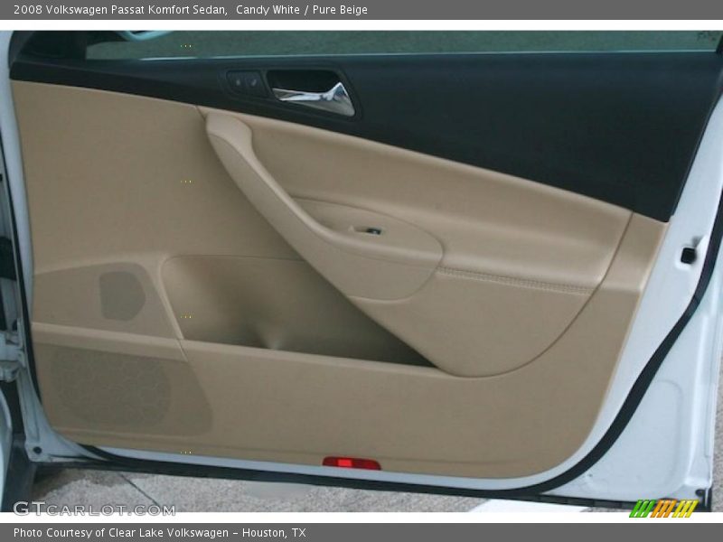 Candy White / Pure Beige 2008 Volkswagen Passat Komfort Sedan