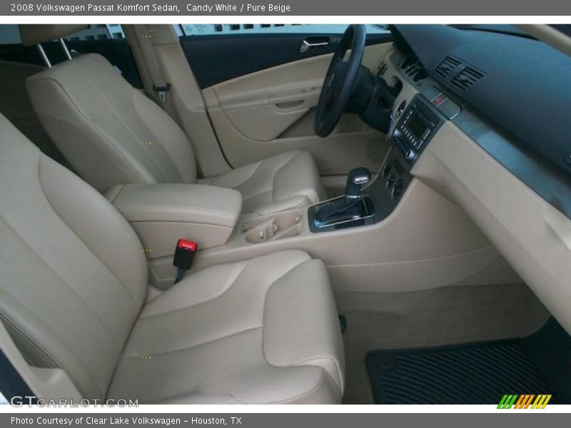 Candy White / Pure Beige 2008 Volkswagen Passat Komfort Sedan