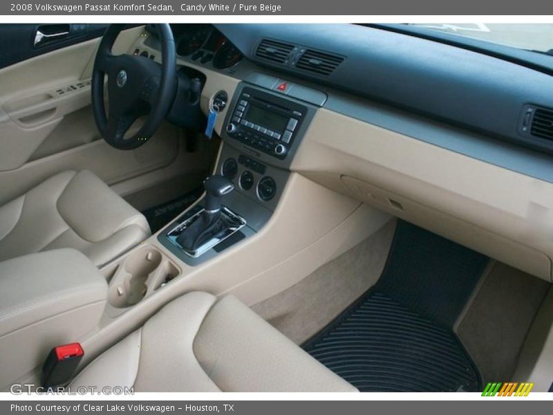 Candy White / Pure Beige 2008 Volkswagen Passat Komfort Sedan