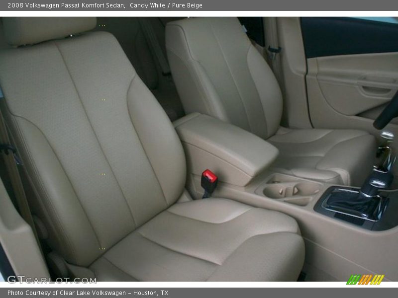 Candy White / Pure Beige 2008 Volkswagen Passat Komfort Sedan