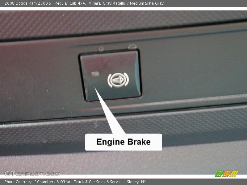 Mineral Gray Metallic / Medium Slate Gray 2008 Dodge Ram 2500 ST Regular Cab 4x4