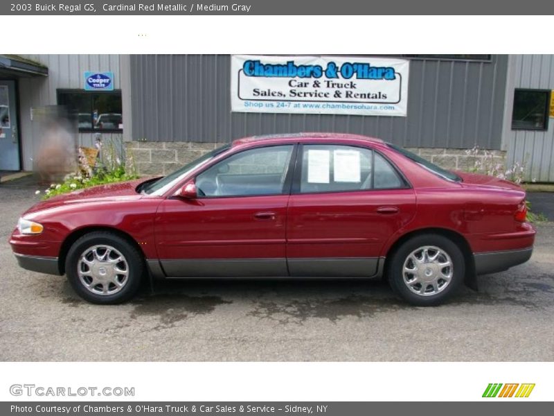 Cardinal Red Metallic / Medium Gray 2003 Buick Regal GS