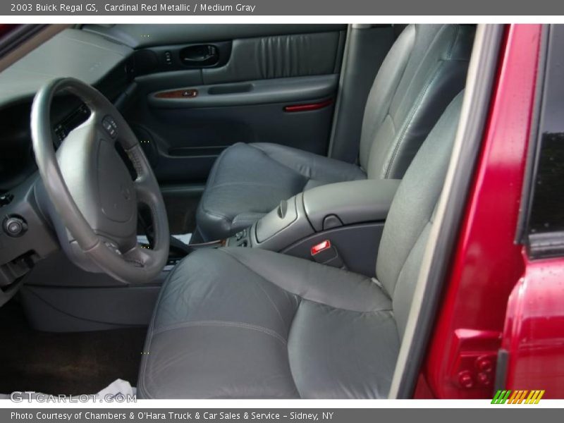 Cardinal Red Metallic / Medium Gray 2003 Buick Regal GS