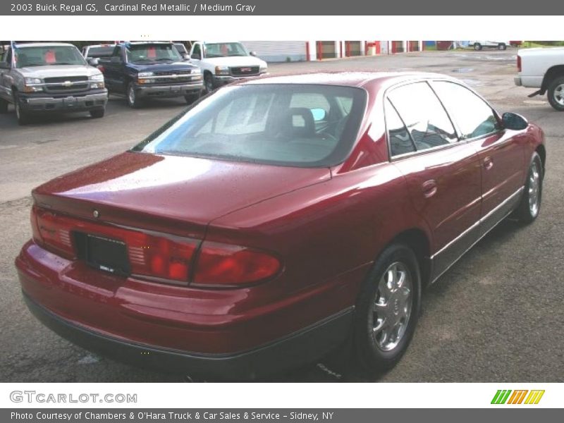 Cardinal Red Metallic / Medium Gray 2003 Buick Regal GS