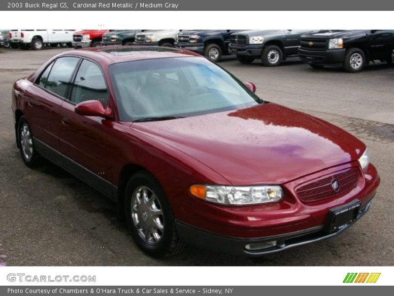 Cardinal Red Metallic / Medium Gray 2003 Buick Regal GS