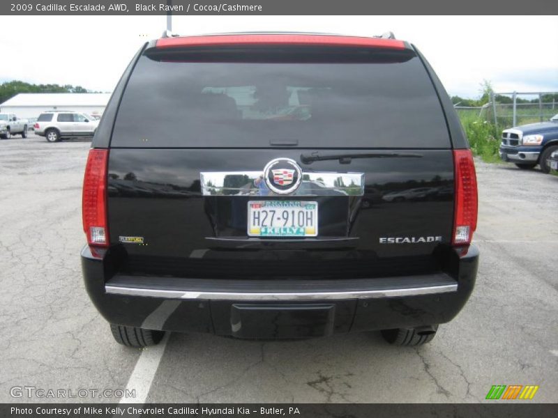 Black Raven / Cocoa/Cashmere 2009 Cadillac Escalade AWD