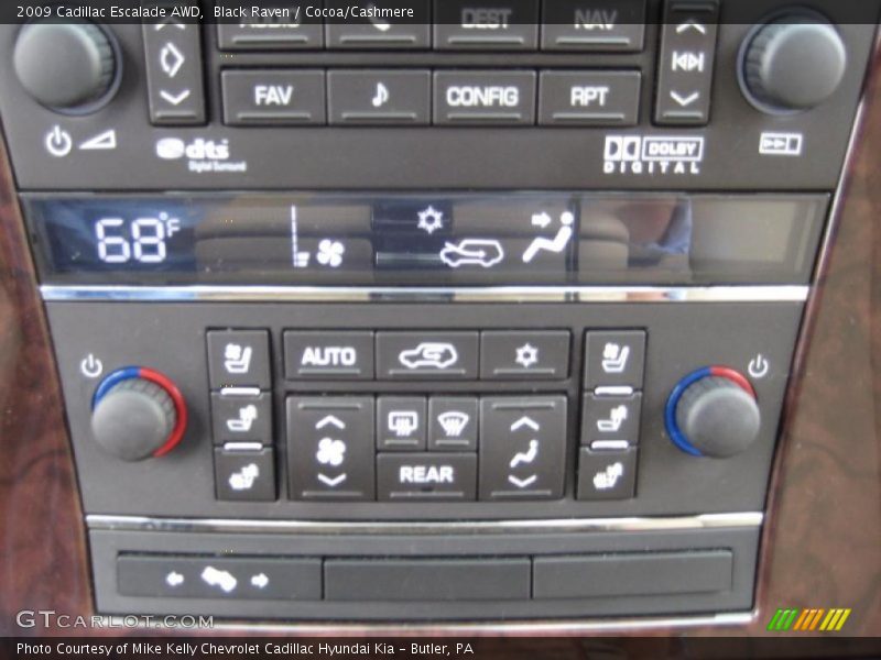 Black Raven / Cocoa/Cashmere 2009 Cadillac Escalade AWD