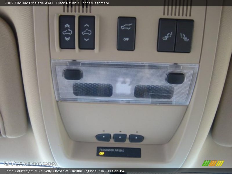 Black Raven / Cocoa/Cashmere 2009 Cadillac Escalade AWD