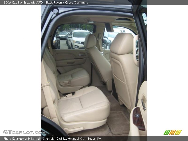 Black Raven / Cocoa/Cashmere 2009 Cadillac Escalade AWD