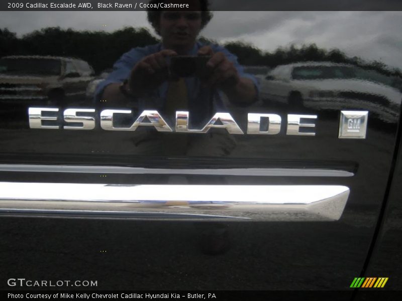 Black Raven / Cocoa/Cashmere 2009 Cadillac Escalade AWD