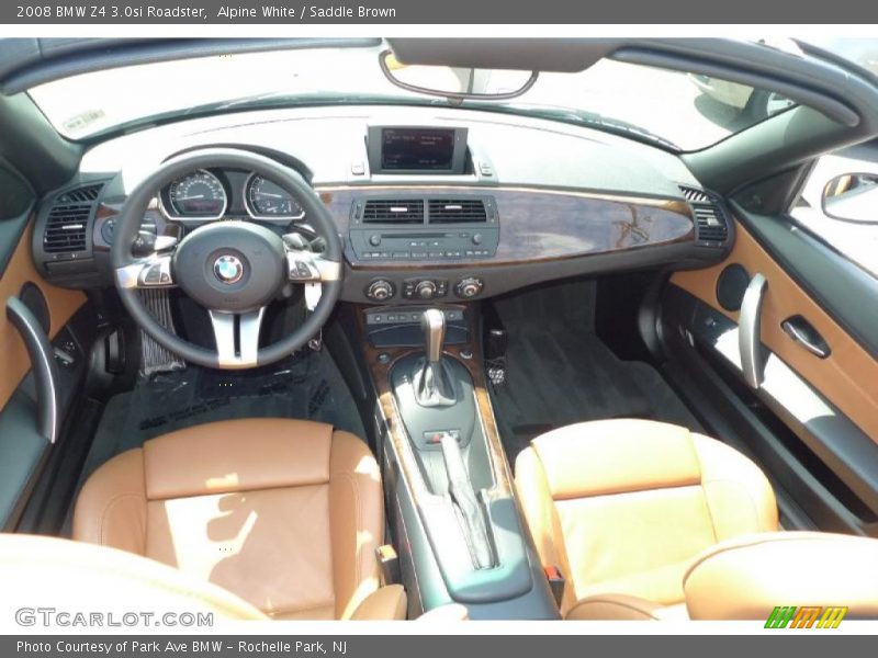 Alpine White / Saddle Brown 2008 BMW Z4 3.0si Roadster