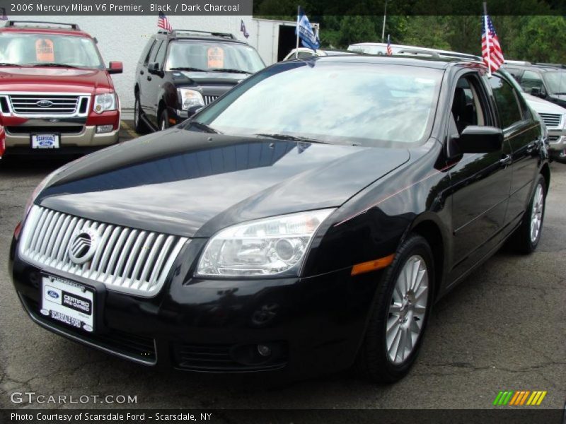 Black / Dark Charcoal 2006 Mercury Milan V6 Premier