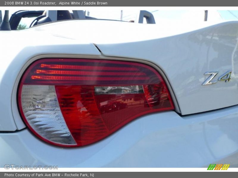 Alpine White / Saddle Brown 2008 BMW Z4 3.0si Roadster