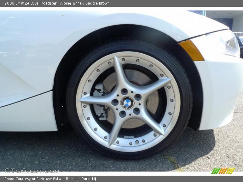 Alpine White / Saddle Brown 2008 BMW Z4 3.0si Roadster