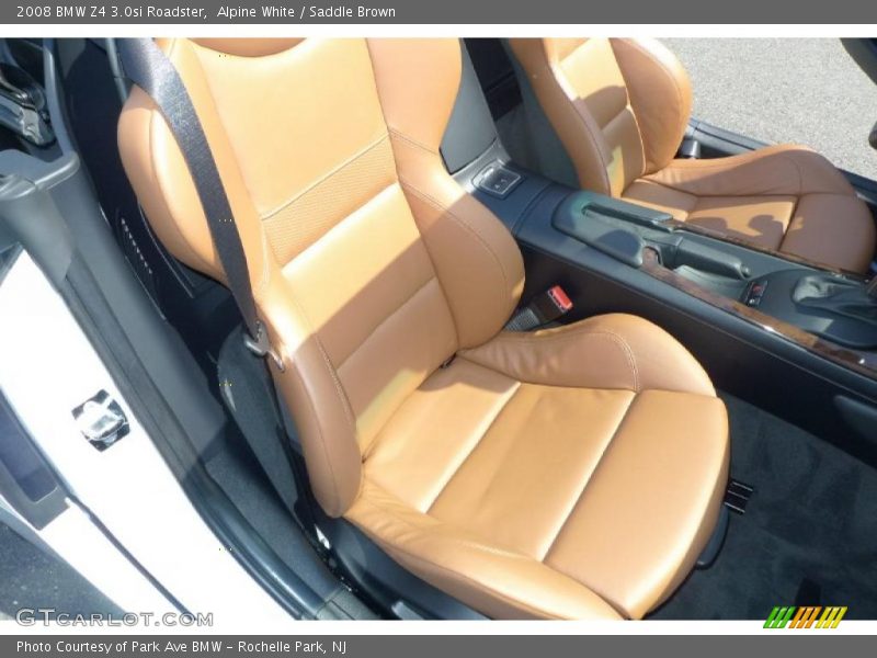 Alpine White / Saddle Brown 2008 BMW Z4 3.0si Roadster