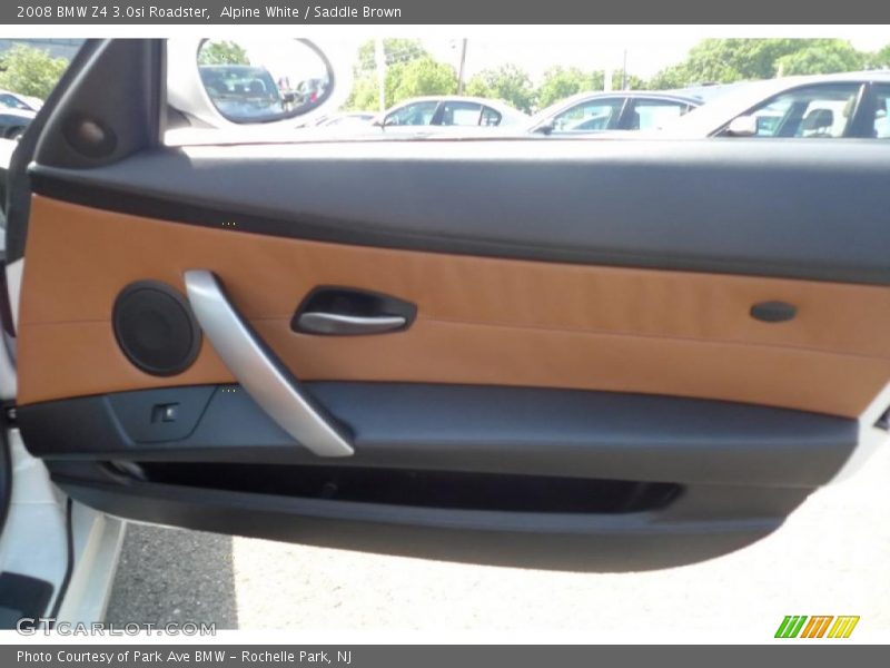 Alpine White / Saddle Brown 2008 BMW Z4 3.0si Roadster