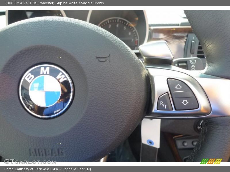 Alpine White / Saddle Brown 2008 BMW Z4 3.0si Roadster