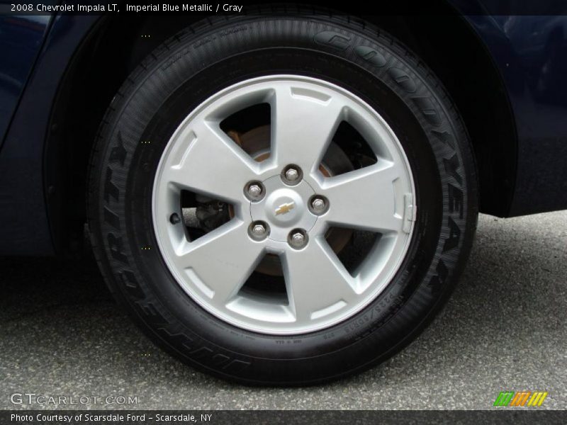 Imperial Blue Metallic / Gray 2008 Chevrolet Impala LT