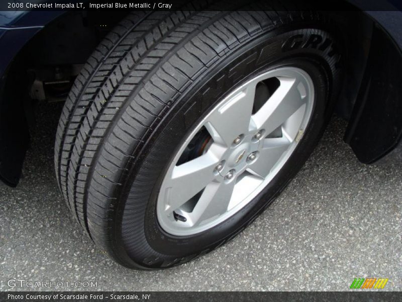 Imperial Blue Metallic / Gray 2008 Chevrolet Impala LT