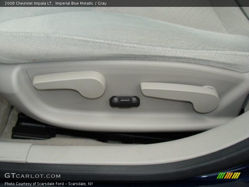 Imperial Blue Metallic / Gray 2008 Chevrolet Impala LT